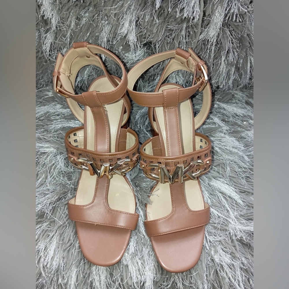 Brown leather, Michael Kors sandal
